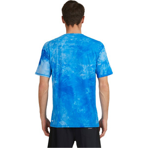 2022 Quiksilver Camiseta Tie Dye Surf Hombre Eqywr03353 - Azul Claro